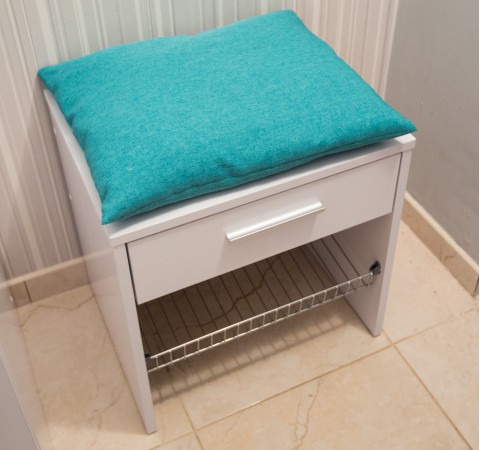 Компактная тумба-скамья для обуви Твист 4 с ящиком