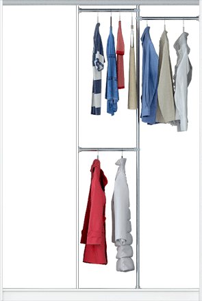 Корпус шафи для розсувних дверей (розмір S)