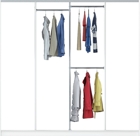 Корпус шафи для розсувних дверей (розмір L)